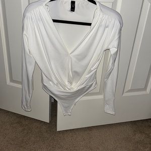 White Bodysuit from Express